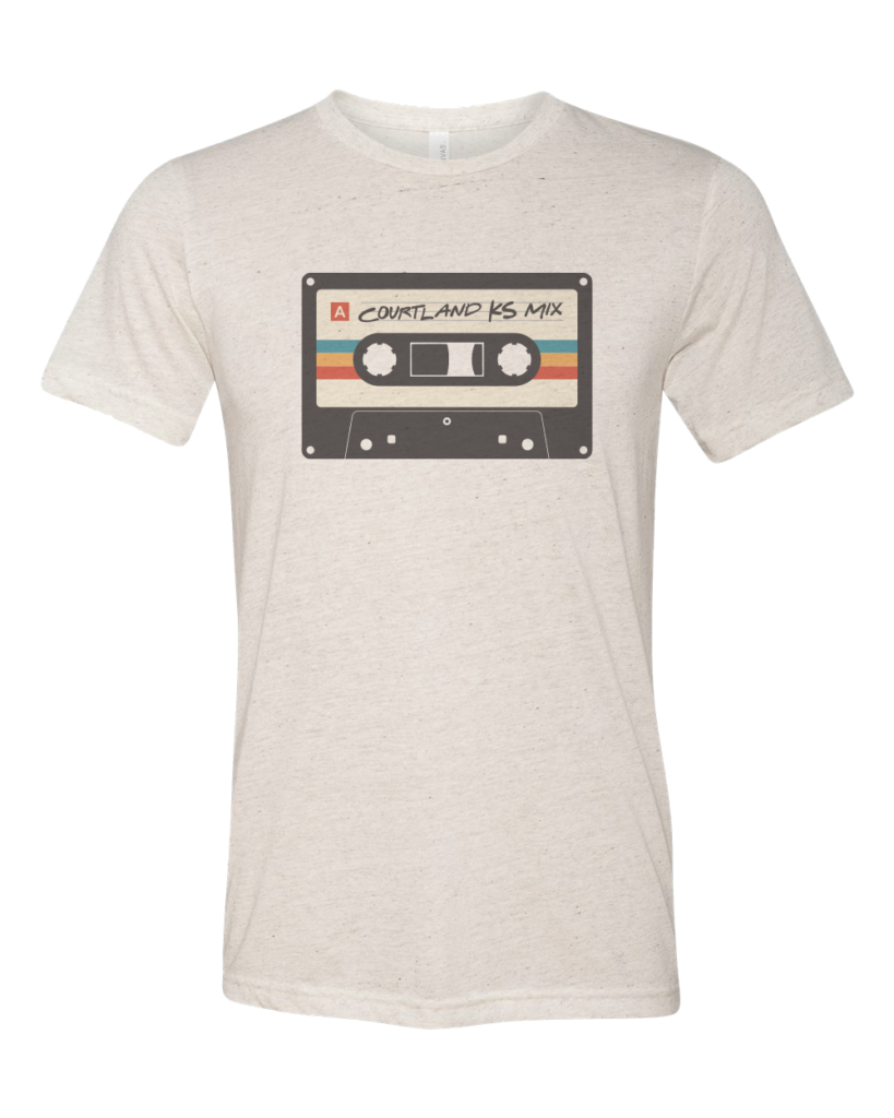 CourtlandKansasMixTapeRetroShirt
