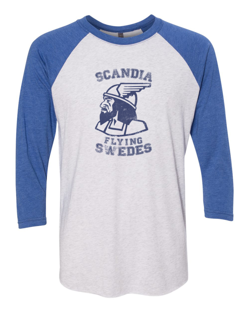 Scandia Swedes 3/4 Length Sleeve Baseball T-Shirt