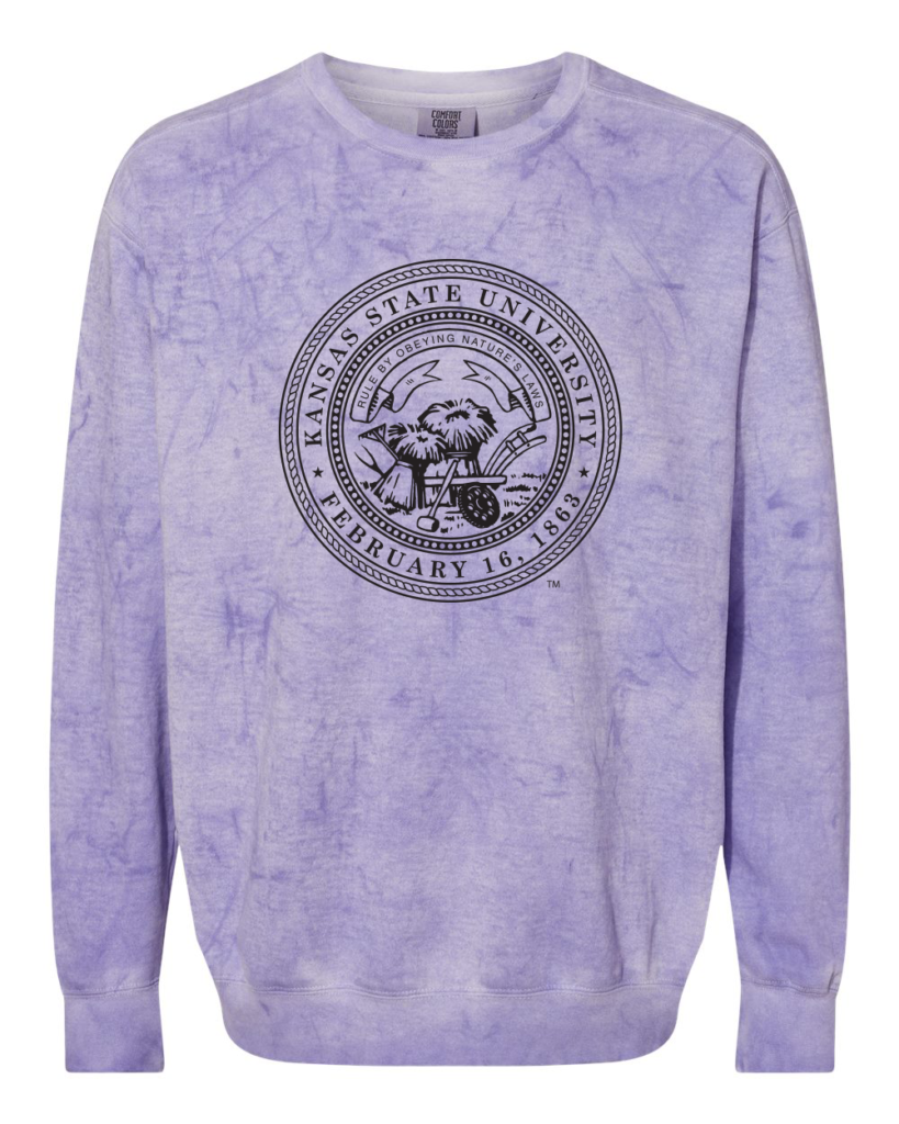 K-State Seal Comfort Colors Sweatshirt