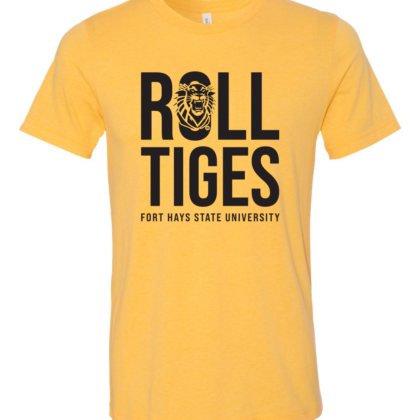 FHSU Roll Tiges Gold Tee