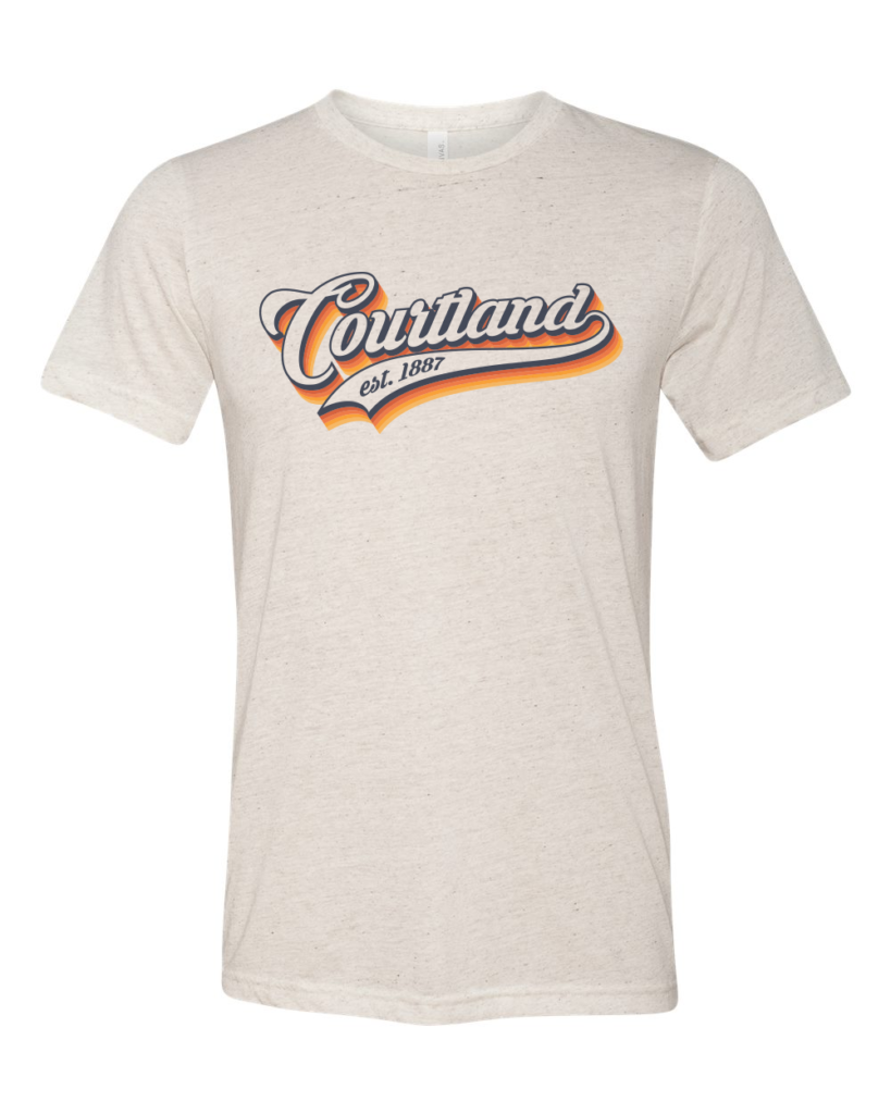 Courtland Retro Script Tee