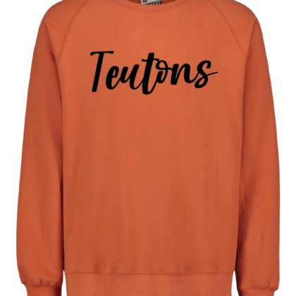Teutons Vintage Sweatshirt Orange