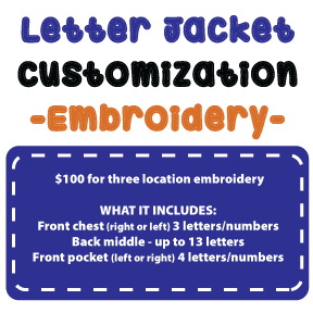 Letter Jacket Embroidery