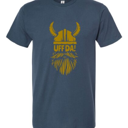 UFF-DA! Jersey Tee, Indigo