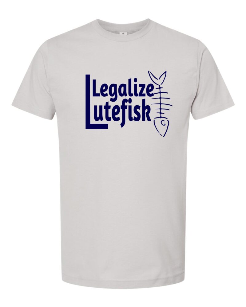 Legalize Lutefisk Jersey Tee, Silver