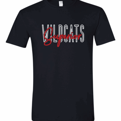 2 Color Superior Wildcats Tee